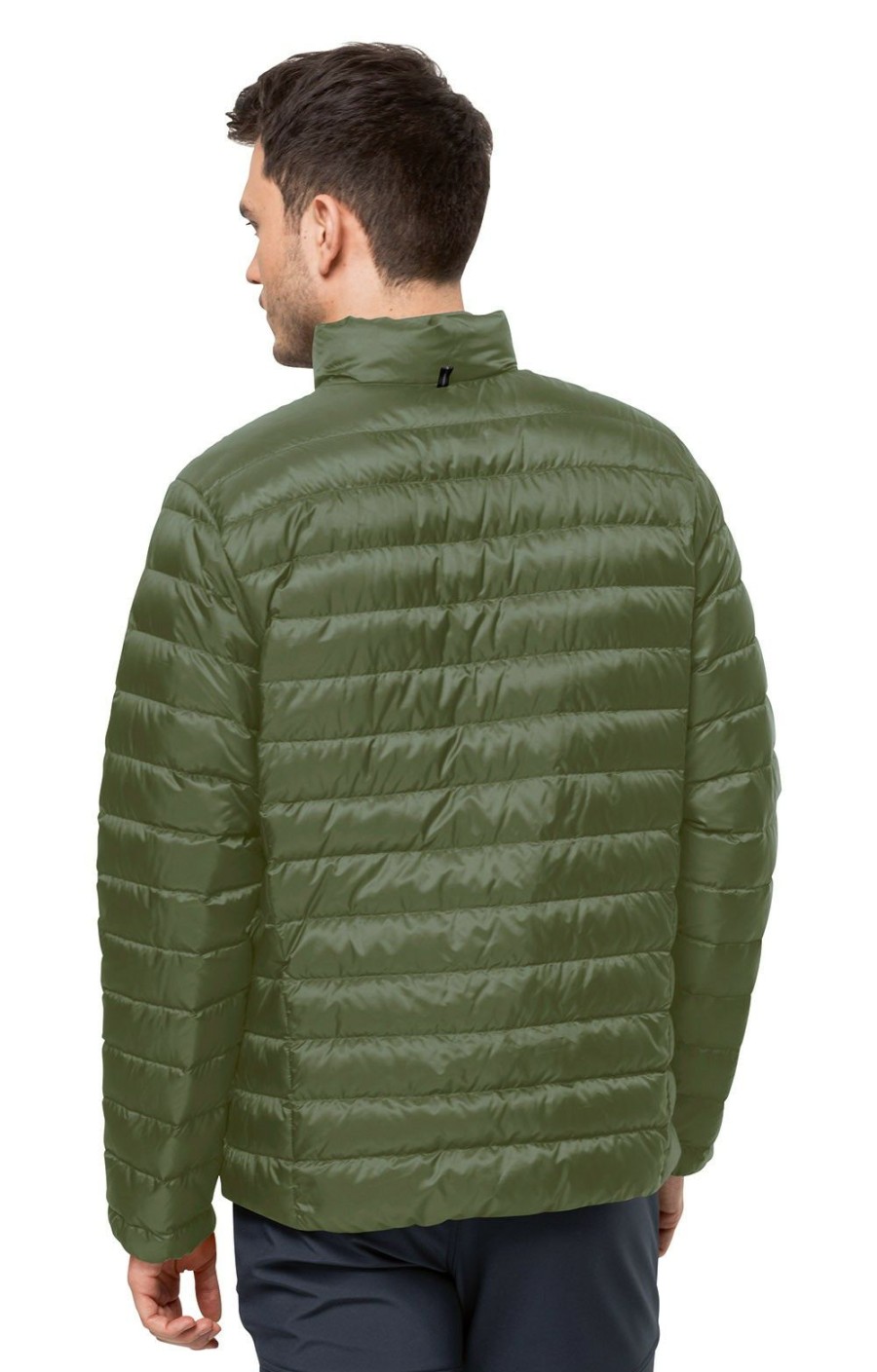 Menswear * | Men'S Jack Wolfskin Pack And Go Down Jacket Greenwood