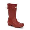 Ladieswear * | Ladies Hunter Original Short Matte Wellies Red