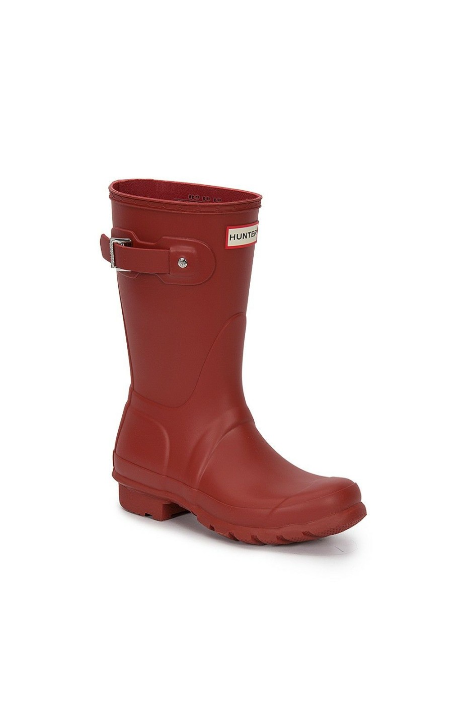 Ladieswear * | Ladies Hunter Original Short Matte Wellies Red