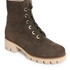 Ladieswear * | Ladies Gabor Chunky Ribbon Boot Brown Suede