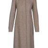 Ladieswear * | Ladies Schneiders Alita Long Loden Coat Taupe