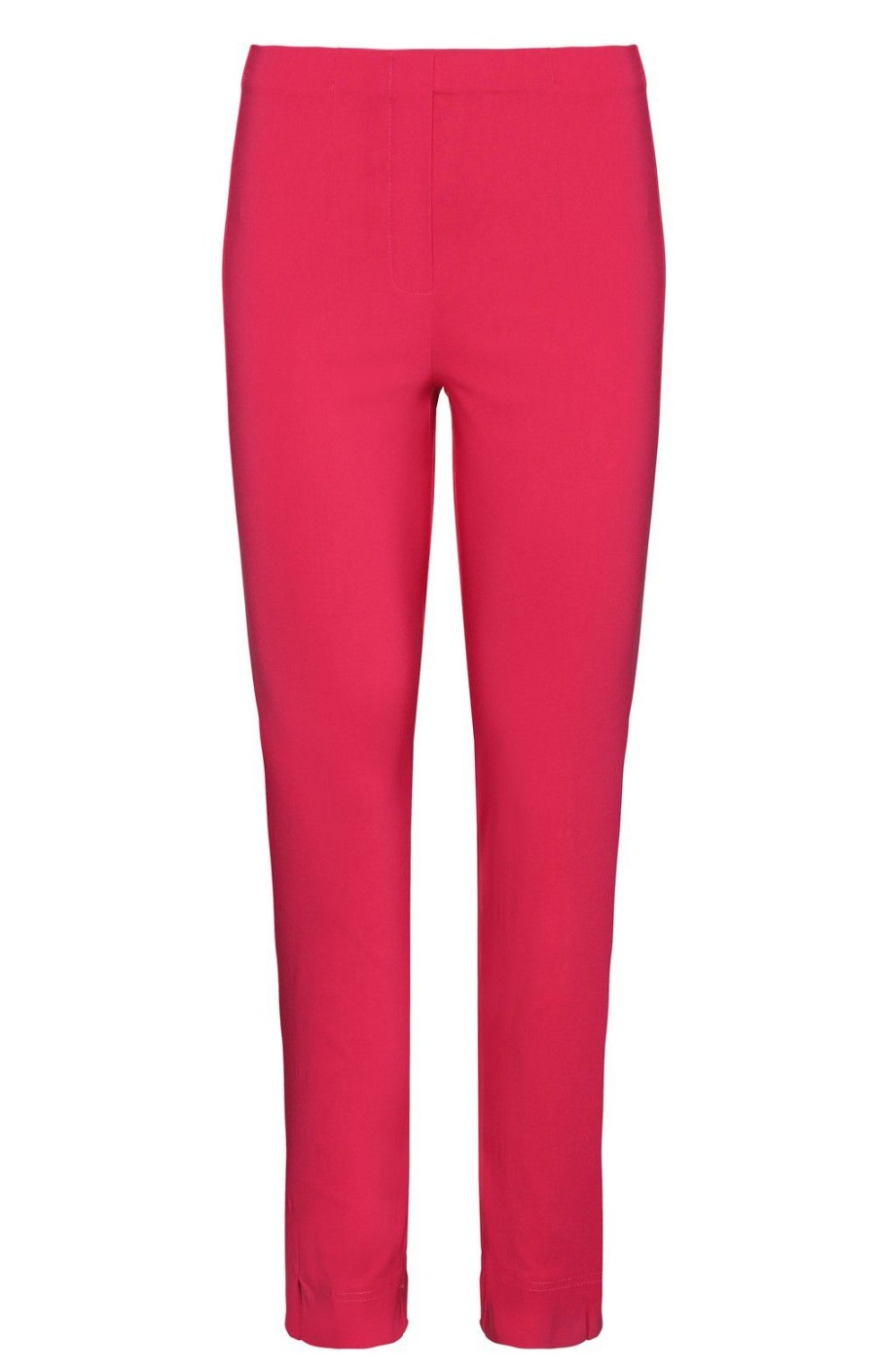 Ladieswear * | Ladies Pomodoro 7/8 Bengaline Trousers Bright Pink