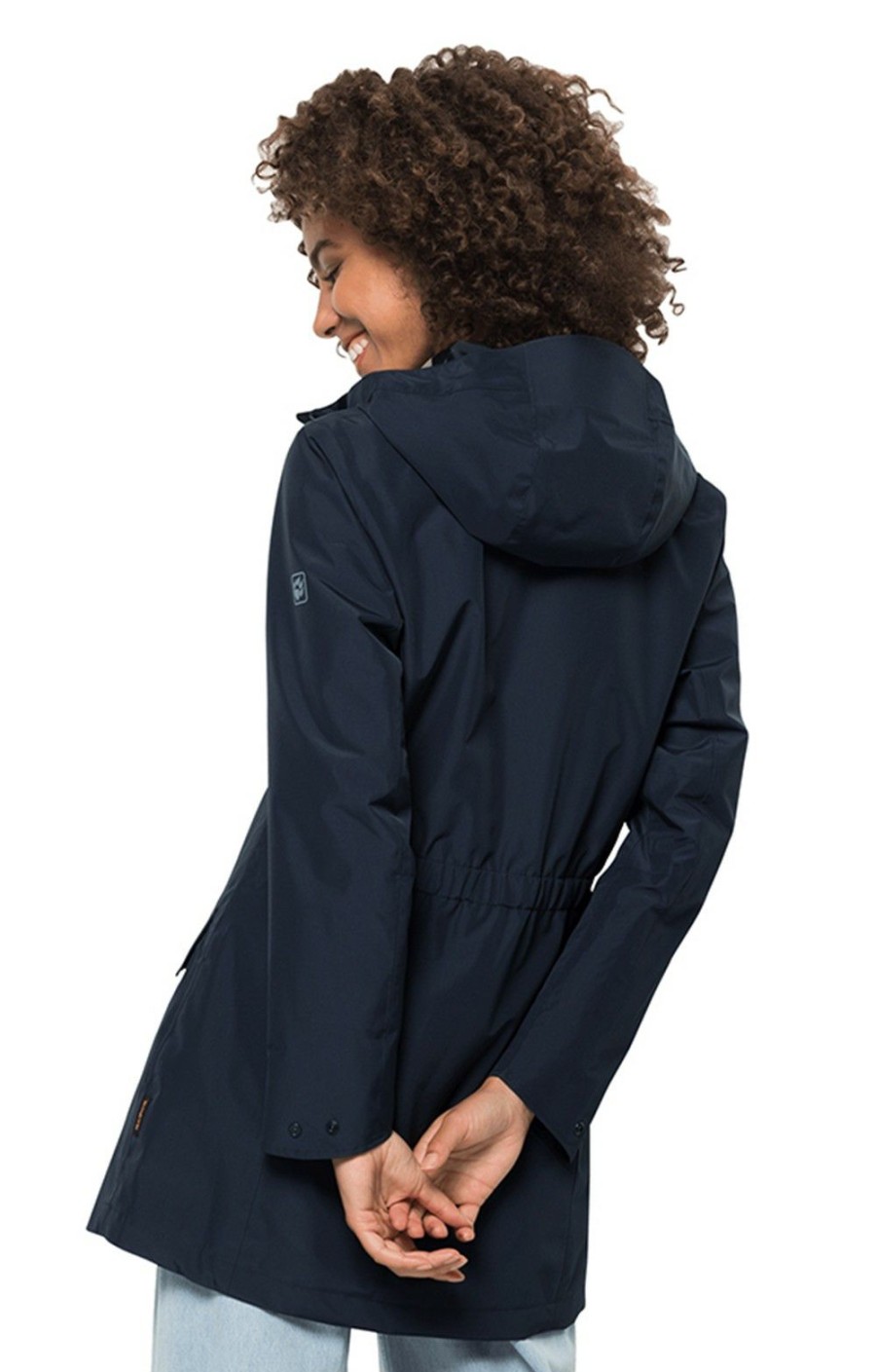 Ladieswear * | Ladies Jack Wolfskin Cape York Paradise Coat Night Blue